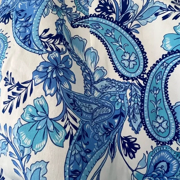 Boston Proper pull on pants w/stretchy waist with ankle slits & pockets. 16 - Picture 6 of 9